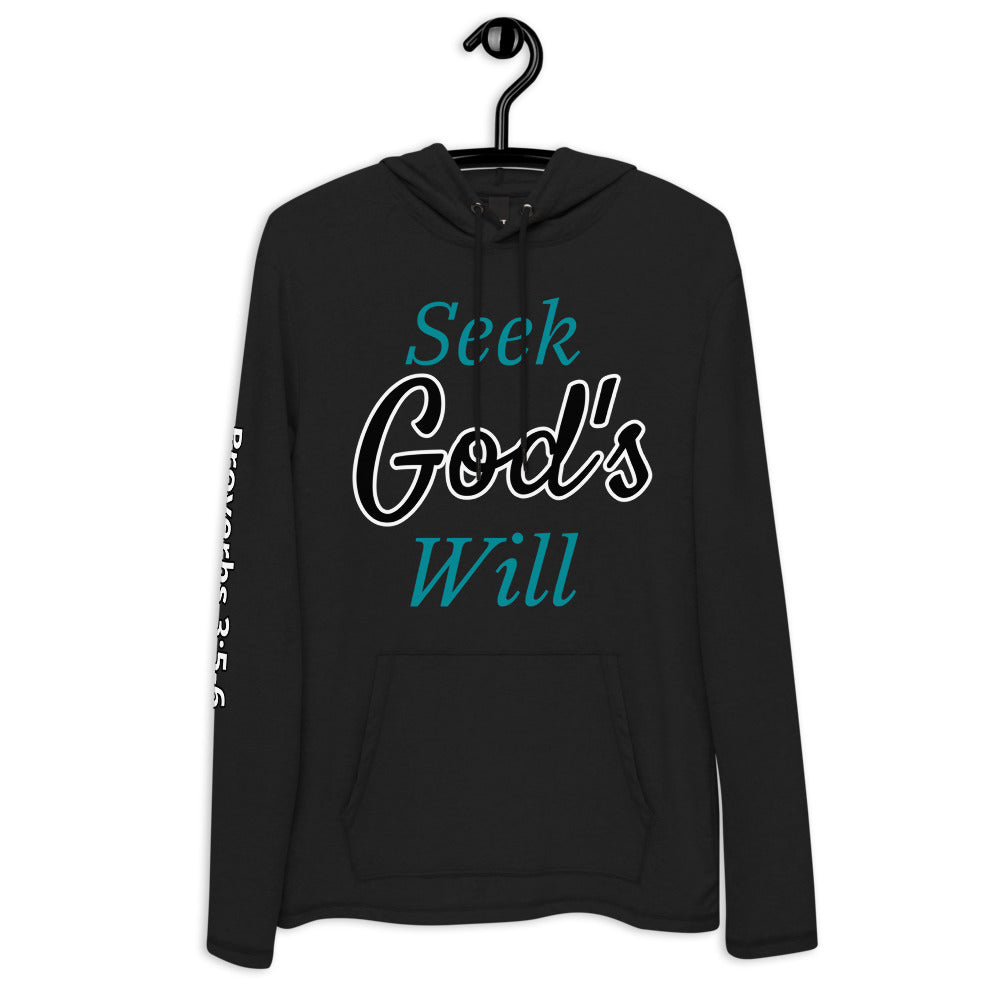 Seek Gods Will Unisex Lightweight Hoodie